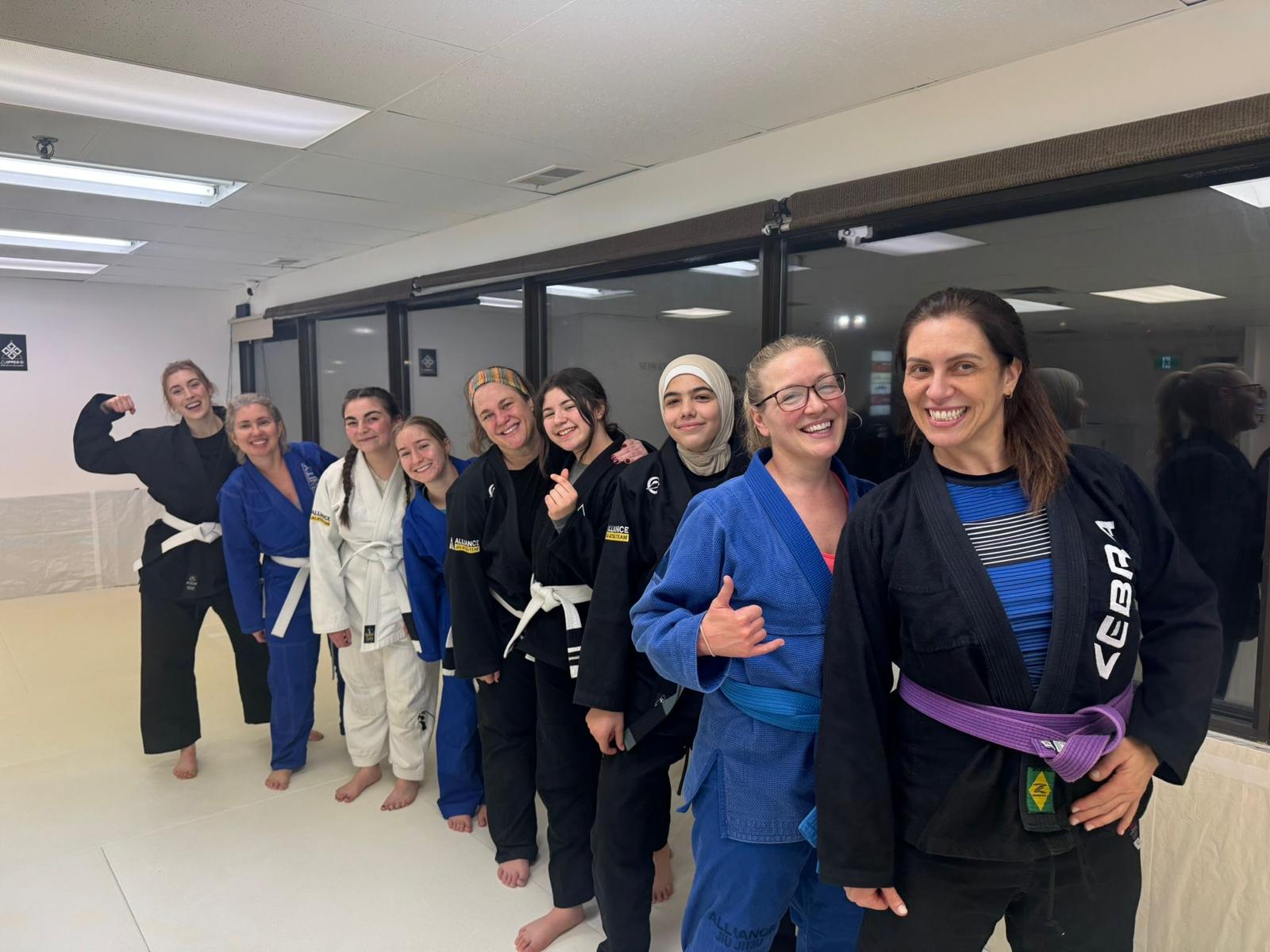 Brazilian Jiu-Jitsu technique instruction at Upper Jiu-Jitsu Academy
